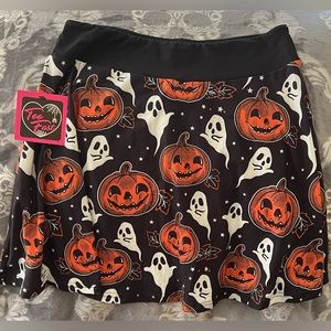 Too Fast skirt pumpkin ghost cute spooky goth emo scene punk Halloween